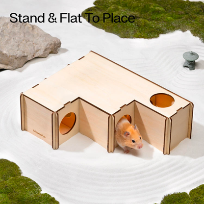 MewooFun Hamster Tunnel - 4mm Basswood