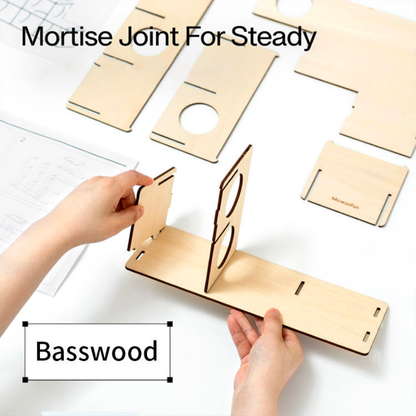 MewooFun Hamster Tunnel - 4mm Basswood