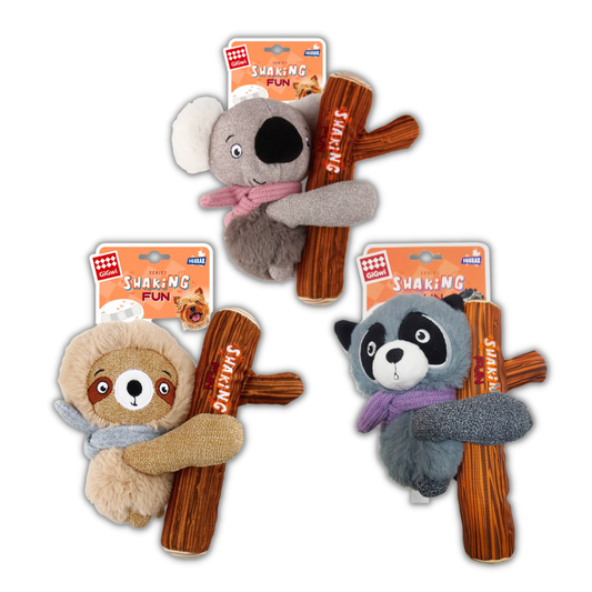 GiGwi Shaking Fun Plush & Branch