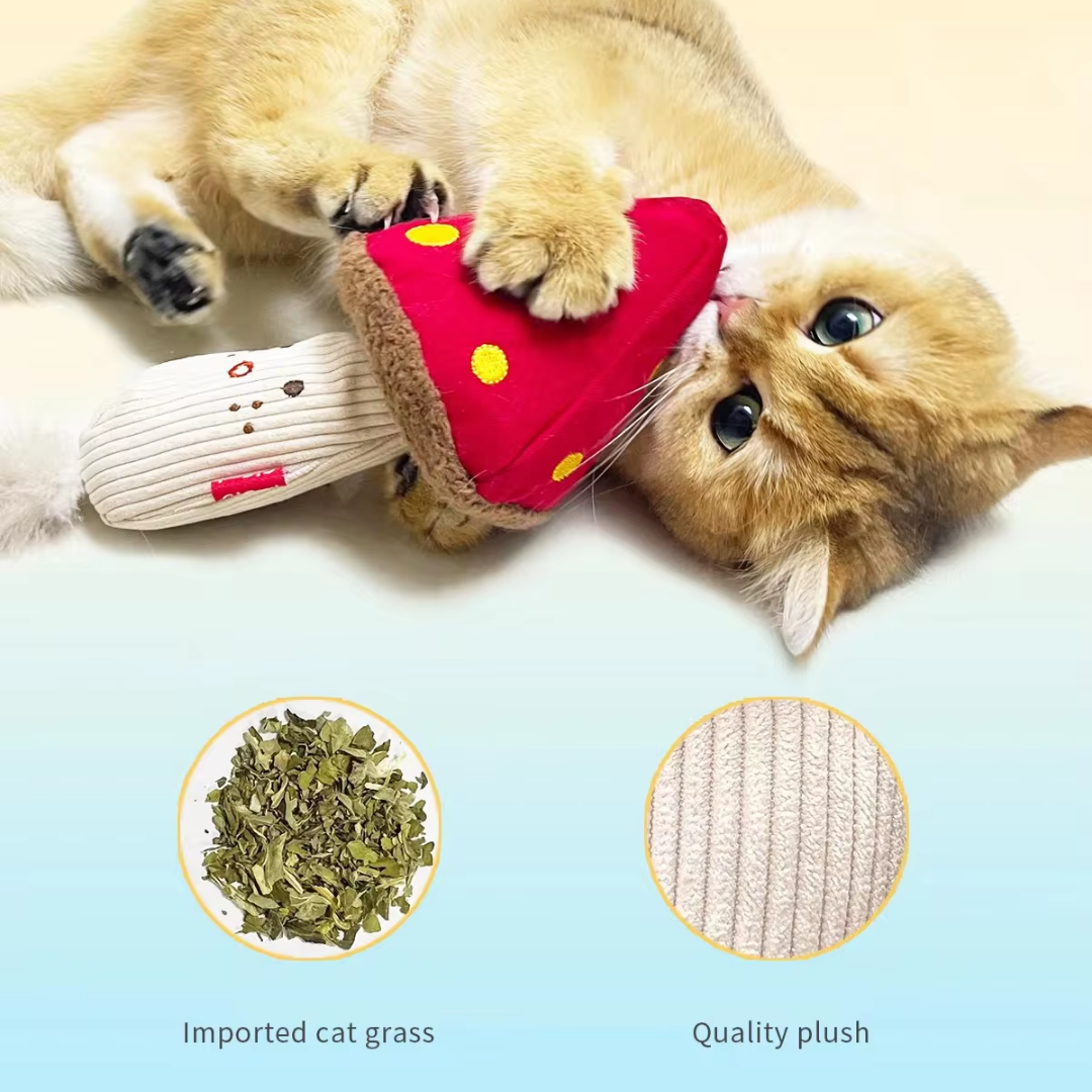 GiGwi Meow than 1 2-in-1 Snuffle Pet Plush Cat Toy