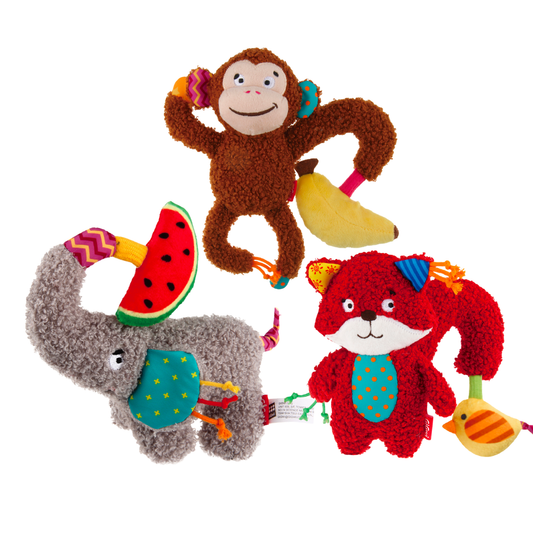 GiGwi Plush Friendz Squeaker and Crinkle Paper