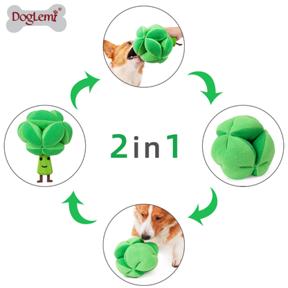 DogLemi Broccoli Snuffle Toy