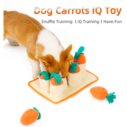 DogLemi Carrot Patch Snuffle Toy