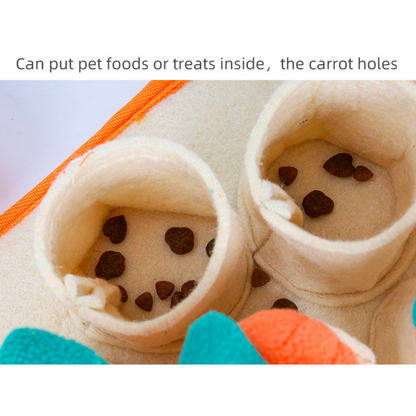 DogLemi Carrot Patch Snuffle Toy