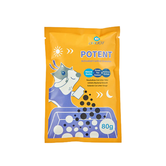 Odout Potent Activated Carbon Granules 80g