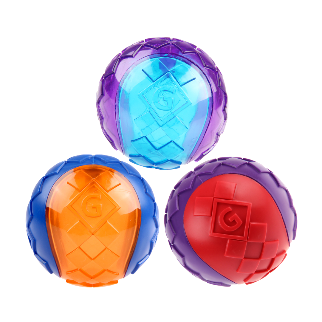 Gigwi Ball with Squeaker (3 PCS Set)