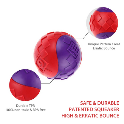 Gigwi Ball with Squeaker (3 PCS Set)