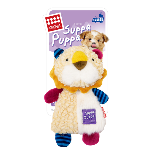 GigWi Suppa Puppa Crinkle Toy - Lion