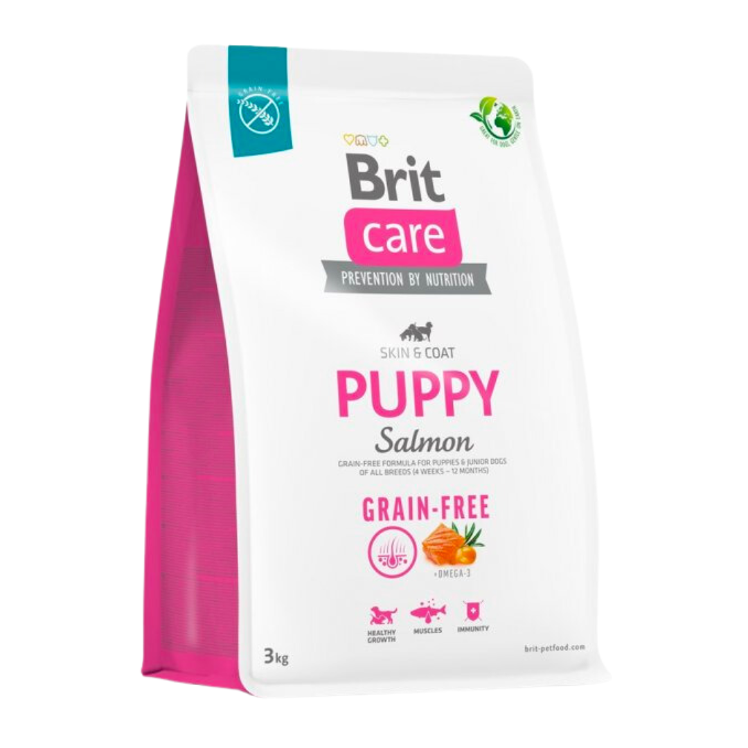 Brit Care Dog Food Grain-Free Salmon - Puppy (3kg)