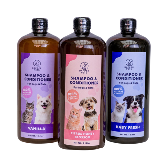 Dapper Pets Natural Pet Shampoo and Conditioner (1L)