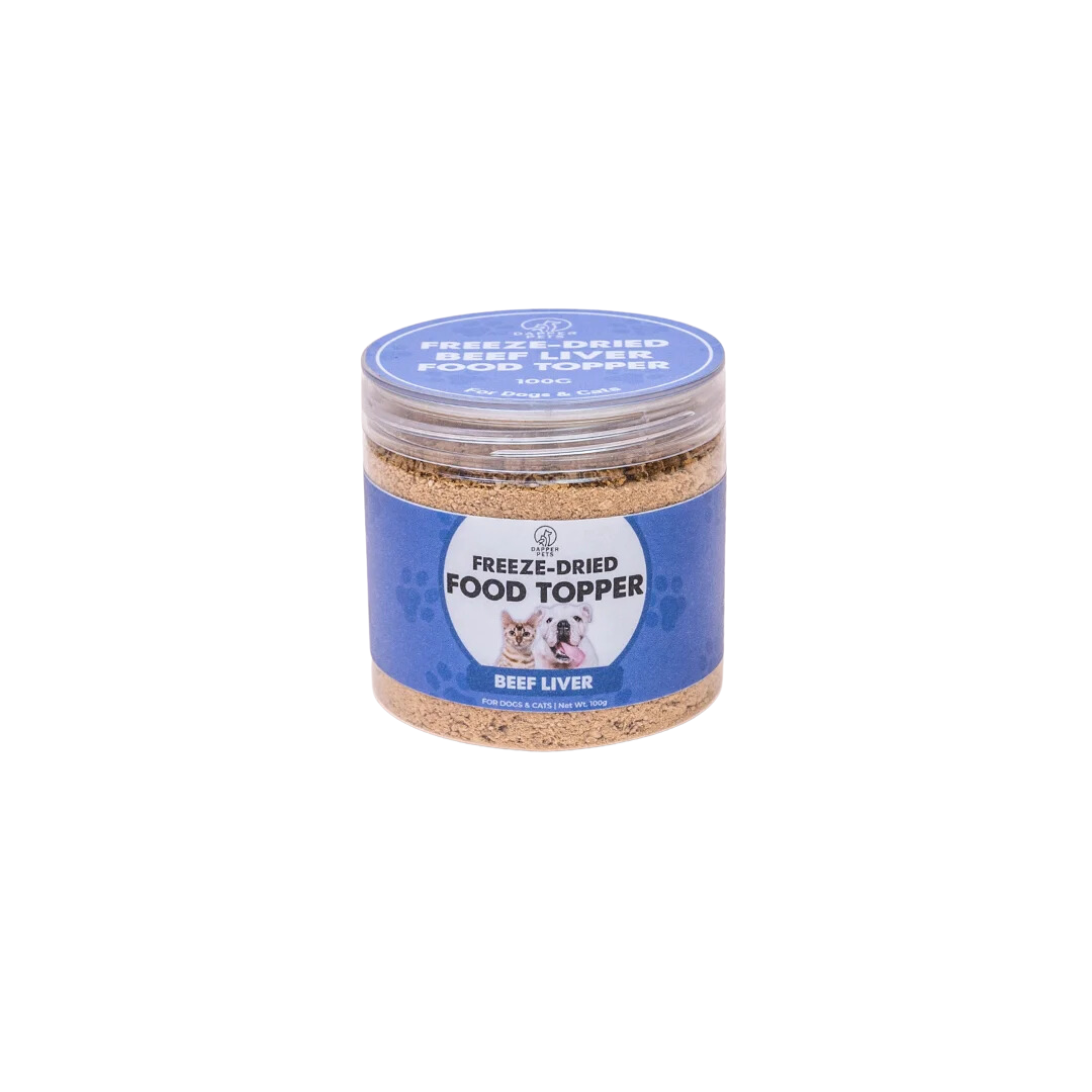 Dapper Pets Freeze-Dried Food Topper - Beef Liver (100g)