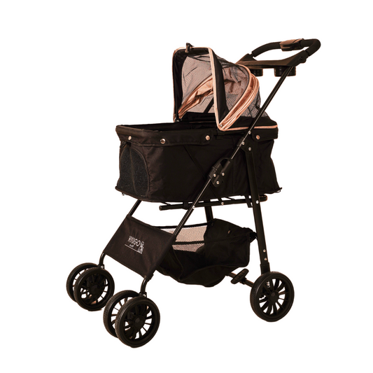 Hyugo Truffle Foldable Pet Stroller One-Click Stowage